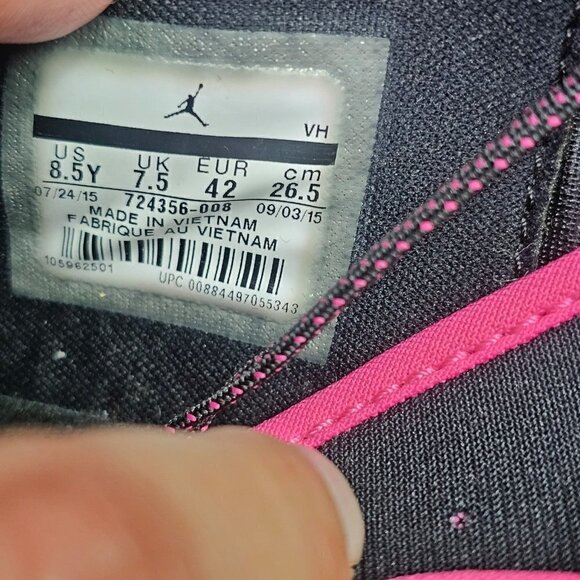 ⚡️Host Pick ⚡️Jordan Eclipse GG 'Black pink 8.5Y (10 Wmns) - Picture 9 of 9